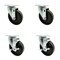 Service Caster 177CASTER Avantco Caster SetFF FBF EF Series Floor Fryer Caster Replacement, 4PK AVA-SCC-20S514-PHS-2-TLB-2 - alternate 1